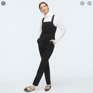 J. Crew Washed Black Denim Coveralls Overalls 6